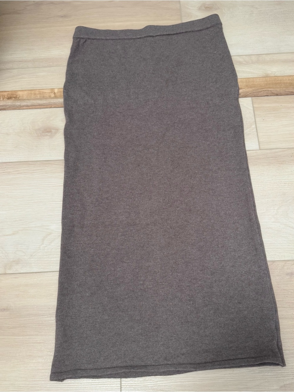 GAP Brown Knit Midi Pencil Skirt